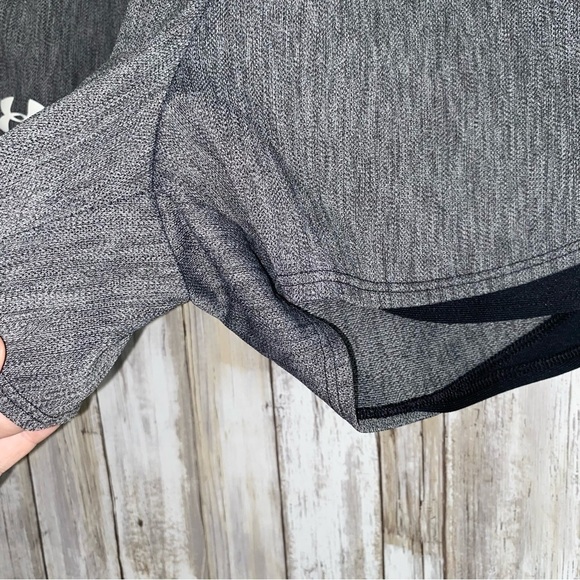 Under Armor Play Up Twist 3.0 Grey Shorts - Picture 4 of 6